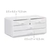Relaxdays Make Up Organizer klein, 2-teilige Schmink Produktbild-Vorschau 6