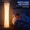 LED Stehlampe Dimmbar in Papieroptik, Modernes Design Produktbild-Vorschau 4