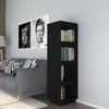 vidaXL Boekenkast/Roomdivider, zwart, 40x35x135 cm, massief Productafbeelding-voorbeeld 2