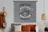 MuchoWow® Wandteppich Wandbehang Mancave - Motor - Flagge - Produktbild-Vorschau 5