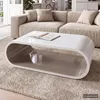 home24 Couchtisch - Hochglanz Weiß / Hochglanz Lava Produktbild-Vorschau 2
