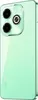A close-up, angled view of the back of a green smartphone. Náhled obrázku produktu