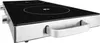 A two-burner electric stovetop with a glass ceramic surface and stainless steel housing. Náhled obrázku produktu