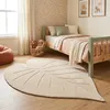 Waschbarer Kinderteppich – Coco Blatt Beige Produktbild-Vorschau 2