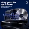 Sommertal Allesschneider AS190 DUAL 200 W Edelstahlmesser Produktbild-Vorschau 7