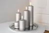Fink CANDLE, metallic Stumpenkerze, Paraffin, stein, L. 8 Produktbild-Vorschau 6