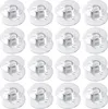 A grid of clear plastic sewing machine bobbins. Produktbild-Vorschau