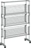 vidaXL Wäscheständer mit Rollen 89x64x129 cm Aluminium Produktbild-Vorschau 3
