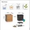 Kvetináč LECHUZA PALO Natural Wood 35 nízky eukalyptový | Náhľad obrázku produktu 8