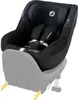 A black Maxi-Cosi Pearl S i-Size car seat is shown attached to its base. Produktbild-Vorschau