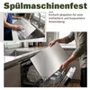 Edelstahl Schneidebrett, Arbeitsplatte mit Anschlagkante, Produktbild-Vorschau 6