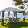 Vorhänge für gartenlaube "santorini" und "thira" schiefer Produktbild-Vorschau 3