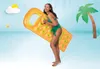Aufblasbare Schwimmmatratze 188 x 71 cm orange - 58895 Produktbild-Vorschau 7