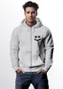 Herren Sweatjacke mit Kapuze Print Drippy Smile Zip-Hoodie Produktbild-Vorschau 2
