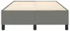 Estructura de cama con somier, color gris oscuro, 120x200 Vista previa de la imagen del producto 4
