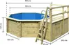 Terrasse Erweiterung rechts/links für Pool Achteck 400 x Produktbild-Vorschau 4