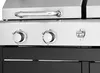 Gaz- und Holzkohle-Grill 2-in-1 "Western" - Schwarz Produktbild-Vorschau 6