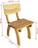 Chaises de jardin 2 pcs. Bois de pin imprégné Voir les images du produit 4