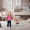 Hölzerne Eisdiele für Kinder - Wagen auf Rädern mit Zubehör Produktbild-Vorschau 6