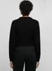 Urban Classics - Damen Short Waffle Pullover - BLACK - 4XL Produktbild-Vorschau 9