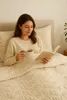 Bettdecke - Winter - 200x200 cm - Warm - Creme - aus Produktbild-Vorschau 8