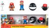 Jakks Pacific - Zestaw 5 Figur Super Mario Bros 6,5 cm - Voir les images du produit 1