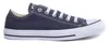 A side view of a blue Converse All Star low-top sneaker against a white background. Produktbild-Vorschau