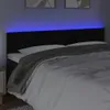 vidaXL LED čelo postele čierne 180x5x78/88 cm Velvet Náhľad obrázku produktu 3
