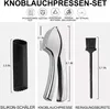 KANDONEX Premium Knoblauchpresse Edelstahl – Rostfrei & Produktbild-Vorschau 2