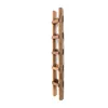 A wooden ladder shelf is shown from the side against a white background. Náhled obrázku produktu