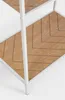 Bücherregal Haldor 60,5 x 150 x 36 cm MDF Stahl Weiß Natur Produktbild-Vorschau 4
