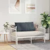 vidaXL Rücken Kissen Dunkelgrau 100 x 50 cm Cordstoff Produktbild-Vorschau 4