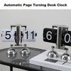 Flip-Schreibtischuhr, Retro Flip-Uhr, Vintage-Tischuhr, Produktbild-Vorschau 3