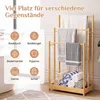 COSTWAY Handtuchständer, Handtuchhalter Holz mit 3 Produktbild-Vorschau 4