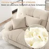 Narożna sofa z tkaniny szenilowej w kształcie litery U, Podgląd zdjęcia produktu 14