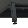 vidaXL TV stolek černý 105x35x52 cm ocel a sklo - TV Náhled obrázku produktu 10
