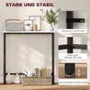 HOMCOM Konsolentisch Flurtisch mit verstellbar Fußpads, Produktbild-Vorschau 5