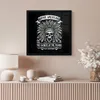 MuchoWow® MuchoWow® Gerahmtes Poster Maske - Federn - Retro Produktbild-Vorschau 6