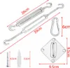 Detex Kit de fixation voile d'ombrage carré triangle Voir les images du produit 8
