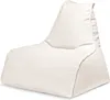 A white bean bag chair on a white background. Produktbild-Vorschau