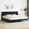 vidaXL Bedframe met hoofdeinde, zwart, 200 x 200 cm, Productafbeelding-voorbeeld 2