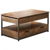 Holzcoffee Table Loft Foldable Drawers Living Room Table Produktbild-Vorschau 2