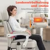 HOMCOM Bürostuhl mit Massage Höhenverstellbar Drehstuhl mit Produktbild-Vorschau 5