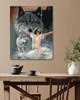 Diamondi - Diamond painting - TANZENDE INDIANERIN MIT WOLF, Produktbild-Vorschau 2