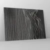 Bilder auf glas - Einteilig - Abstraktion Streifen Schwarz Produktbild-Vorschau 4