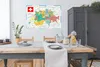 MuchoWow® Poster Bunte Landkarte der Schweiz 120x90 cm - Produktbild-Vorschau 2