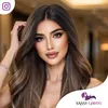 SassyGoods  Perücke Braun 66 cm – Lace Wig Damen Lang Produktbild-Vorschau 2