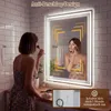 COSTWAY Lustro łazienkowe 70 x 50 cm, szafka łazienkowa z 3 Podgląd zdjęcia produktu 5