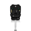 A black car seat on a white background. Produktbild-Vorschau
