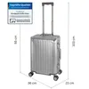 Aluminium Handgepäck Koffer 55 cm – TSA Schloss – Produktbild-Vorschau 2